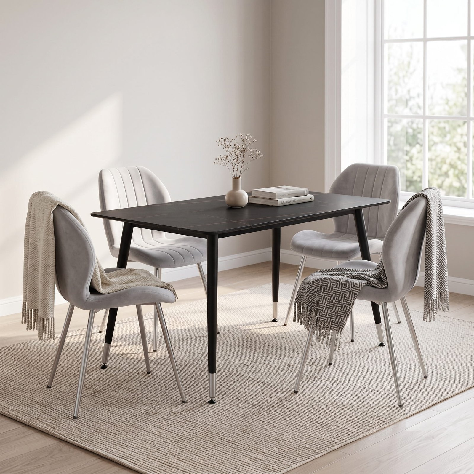 DS-0015 [Lisbon Black With Brussels Grey Silver] - Image 2