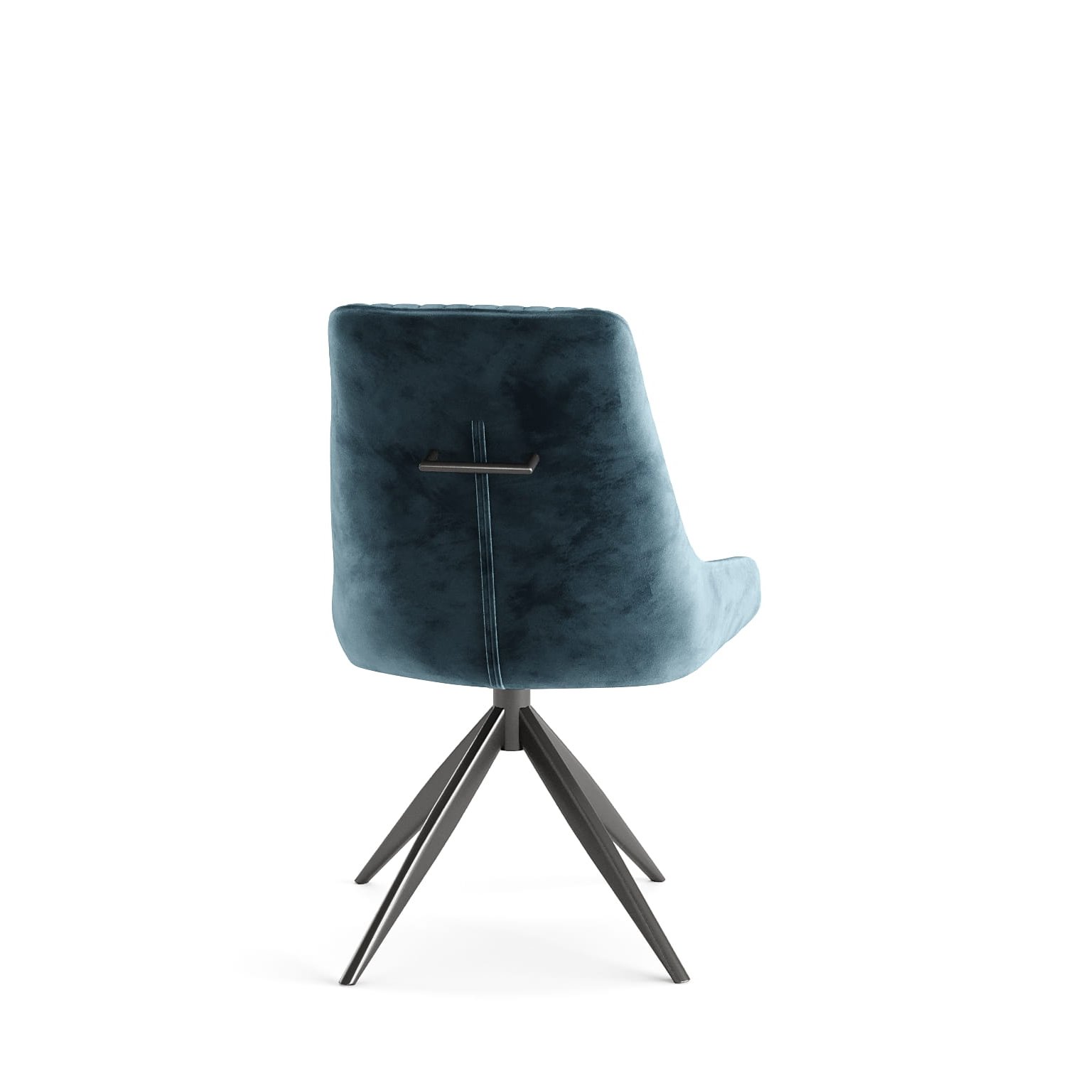 DC-0006 [Rimini Blue Swivel Dining Chair] - Image 4