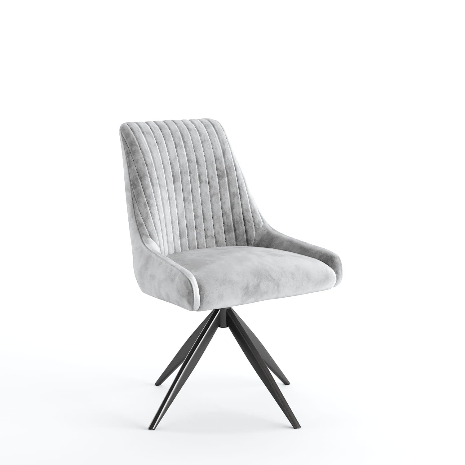 DC-0007 [Rimini Grey Swivel Dining Chair] - Image 4
