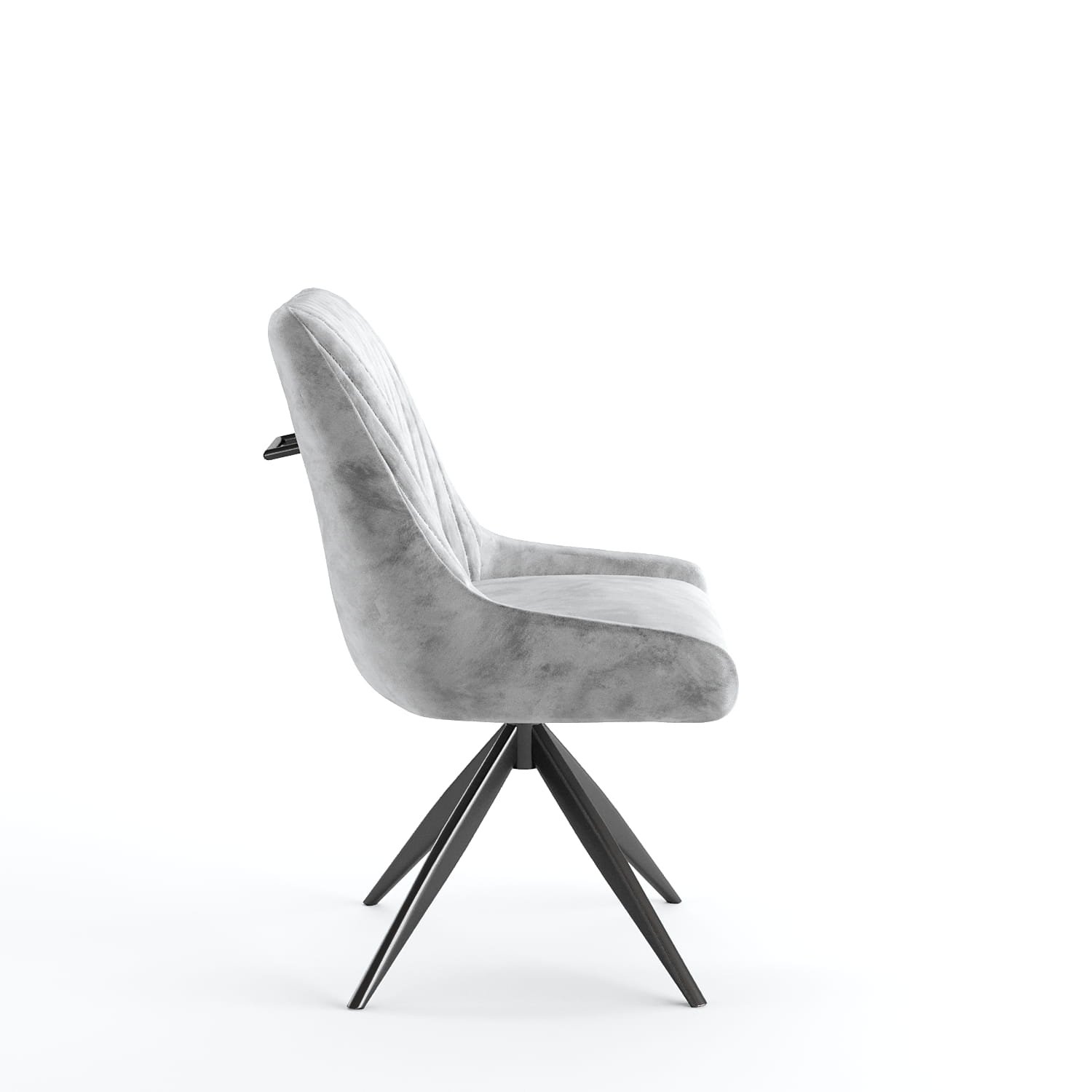 DC-0007 [Rimini Grey Swivel Dining Chair] - Image 5
