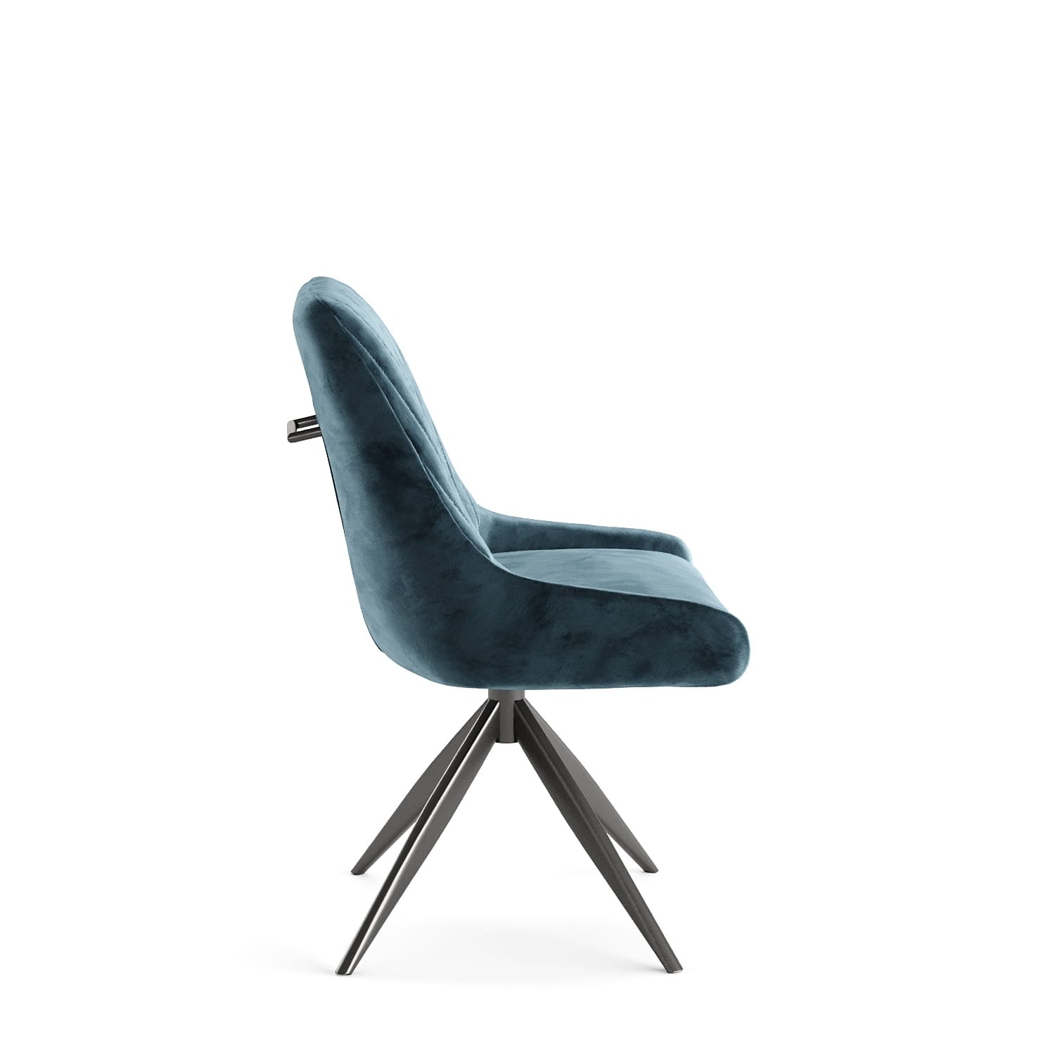 DC-0006 [Rimini Blue Swivel Dining Chair] - Image 5