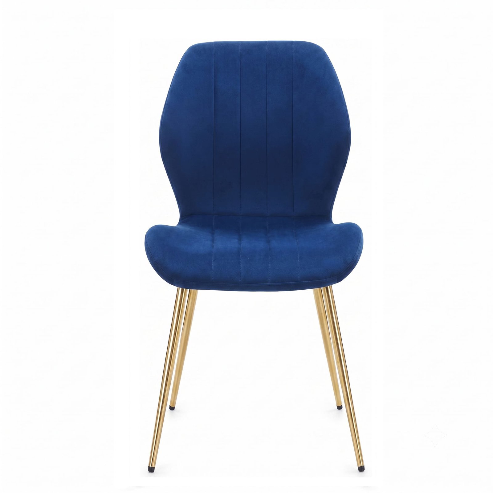 DC-0001 [Brussels Deep Blue Gold Leg Dining Chair] - Image 5