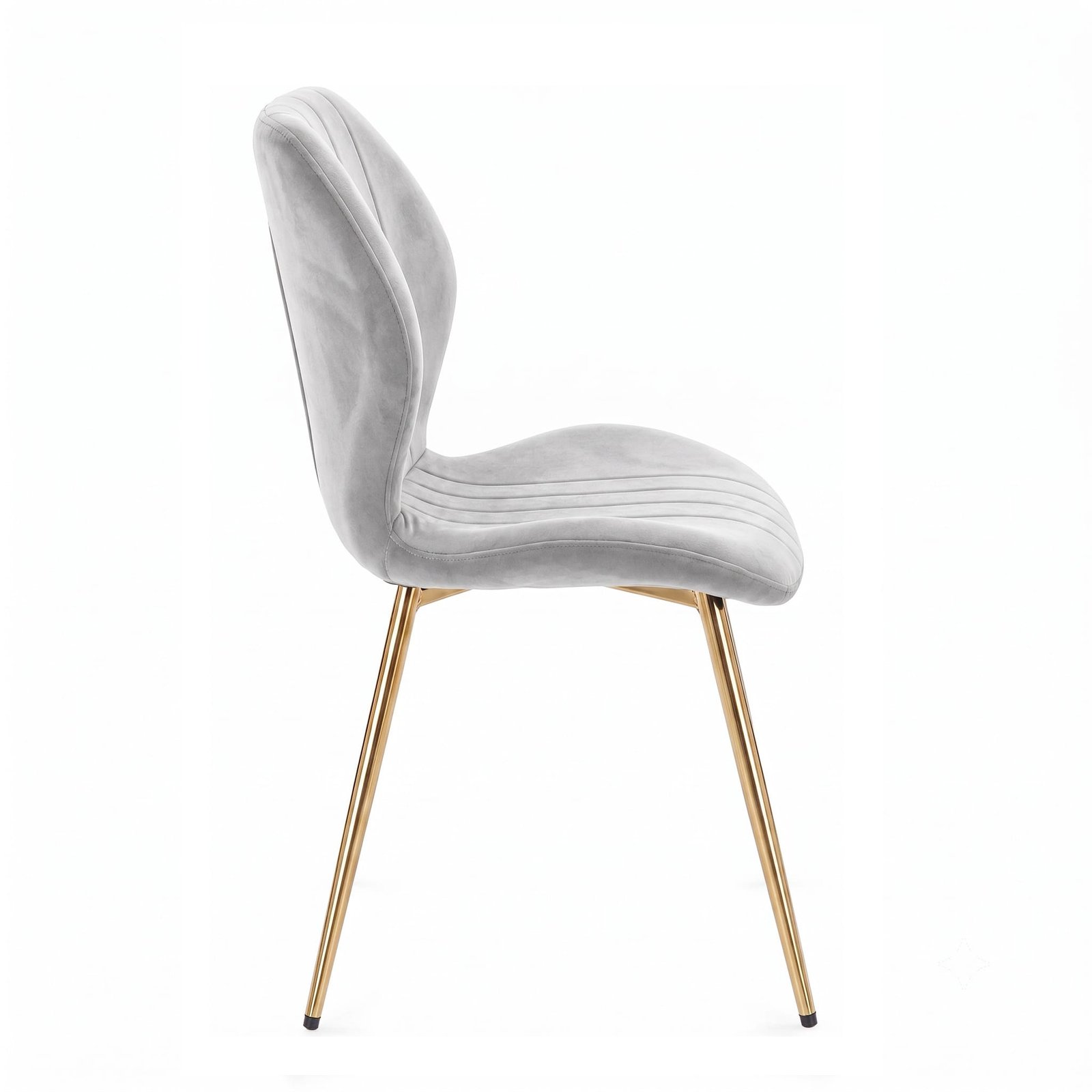 DC-0004 [Brussels Grey Gold Leg Dining Chair] - Image 7